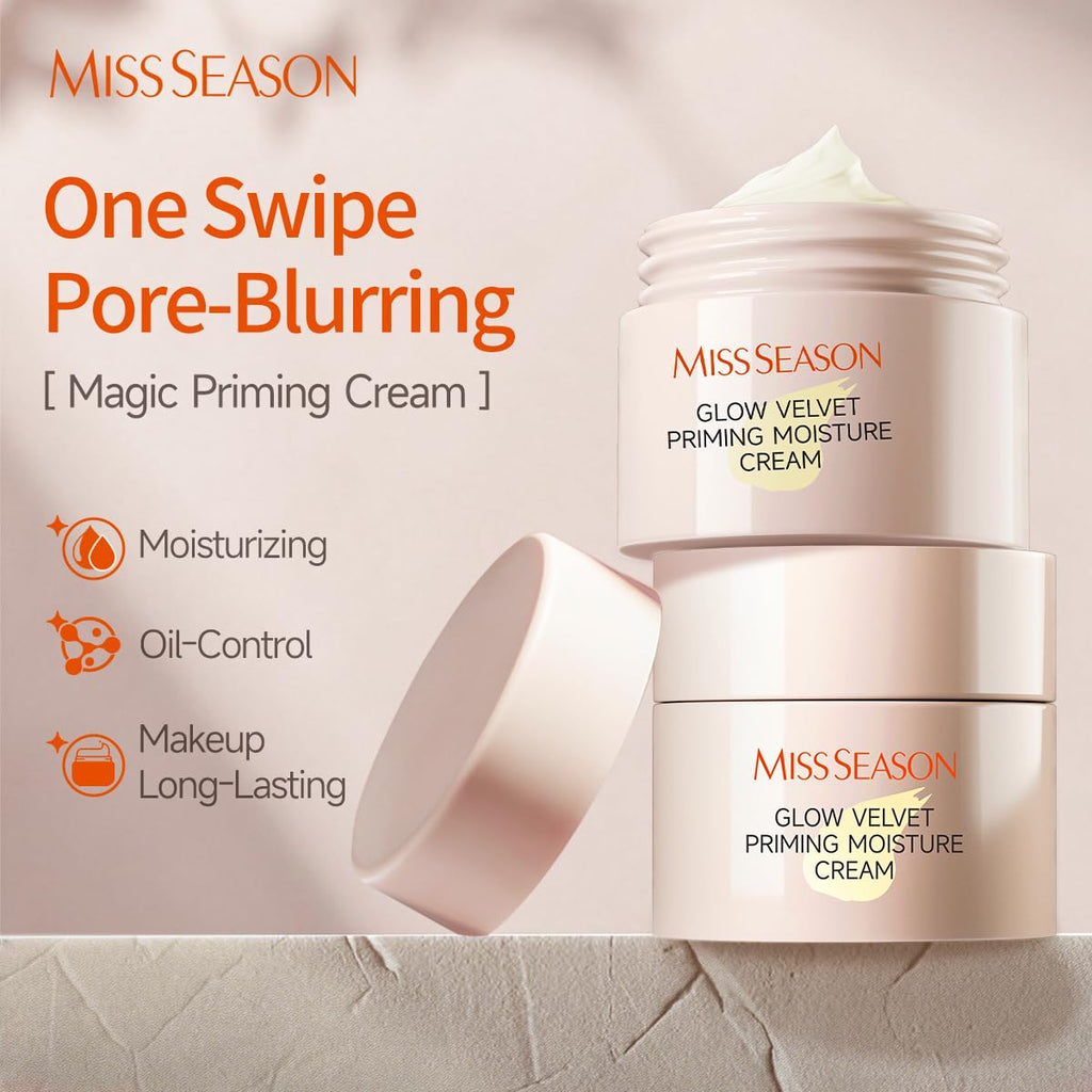MISS SEASON Glow Velvet Face Primer for Face Before Makeup, Long Lasting Hydrating Primer Face Makeup Primer for Face, Oil Control Moisturizing Cream Pore Blurring Primer for Mature Skin Generic buy supplements Au