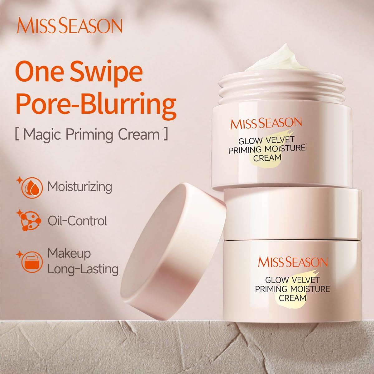 MISS SEASON Glow Velvet Face Primer for Face Before Makeup, Long Lasting Hydrating Primer Face Makeup Primer for Face, Oil Control Moisturizing Cream Pore Blurring Primer for Mature Skin Generic buy supplements Au