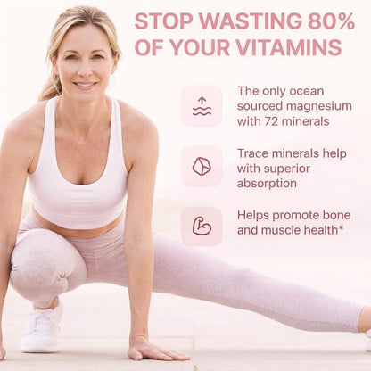 Magnesium Complex for Women – Spectrum 5-Form Magnesium Complex (500 mg), High Absorption Glycinate, Citrate, Oxide & Malate – Vegan, Non-GMO Supports Sleep, Energy, Hormone & Bone – 60 Capsules GlowTrue buy supplements Au