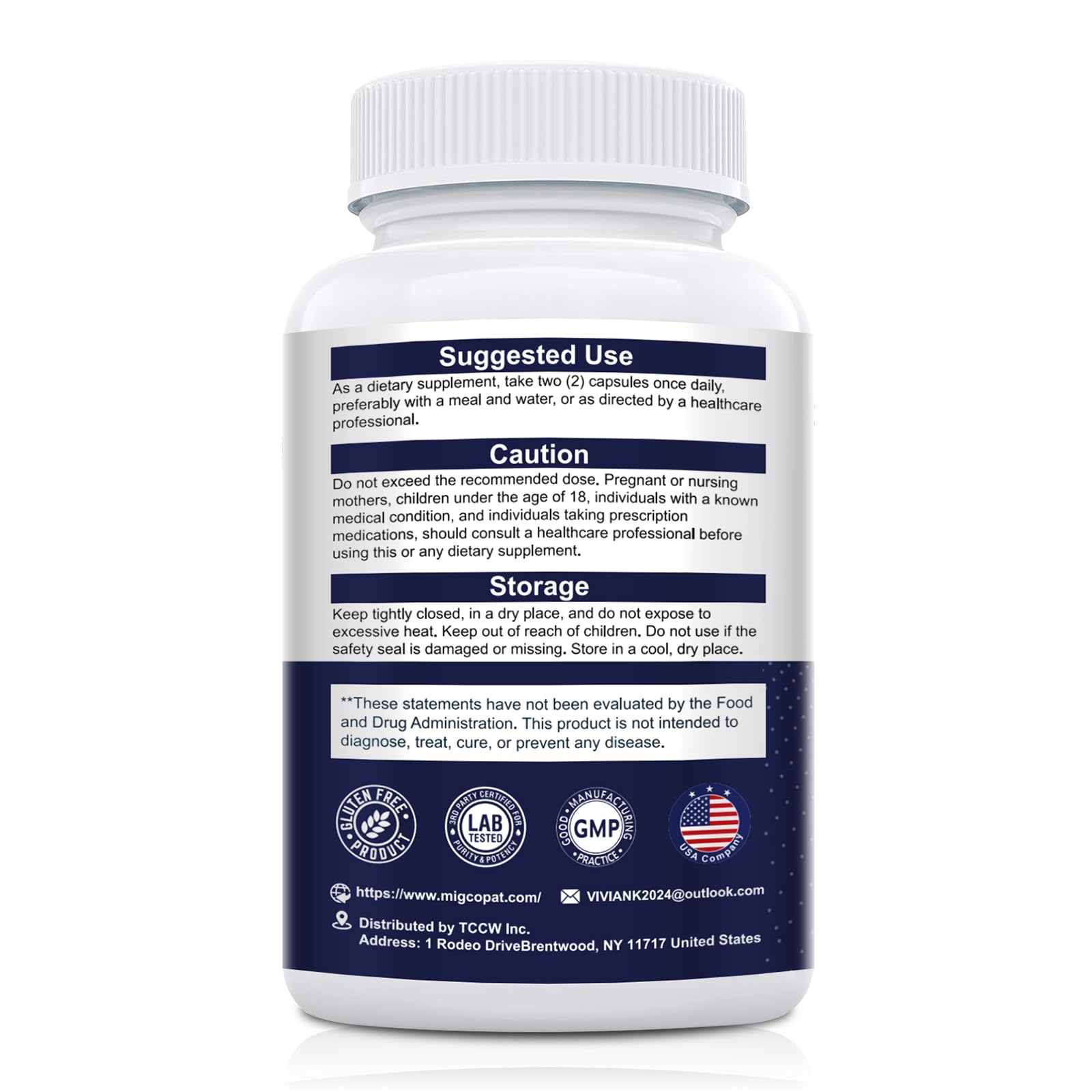 Migcopat Probiotics for Digestive Health, 80 Billion CFU Probiotics, Prebiotics, Postbiotics & Digestive Enzymes, Gut Health Capsules with Berberine, Cinnamon,