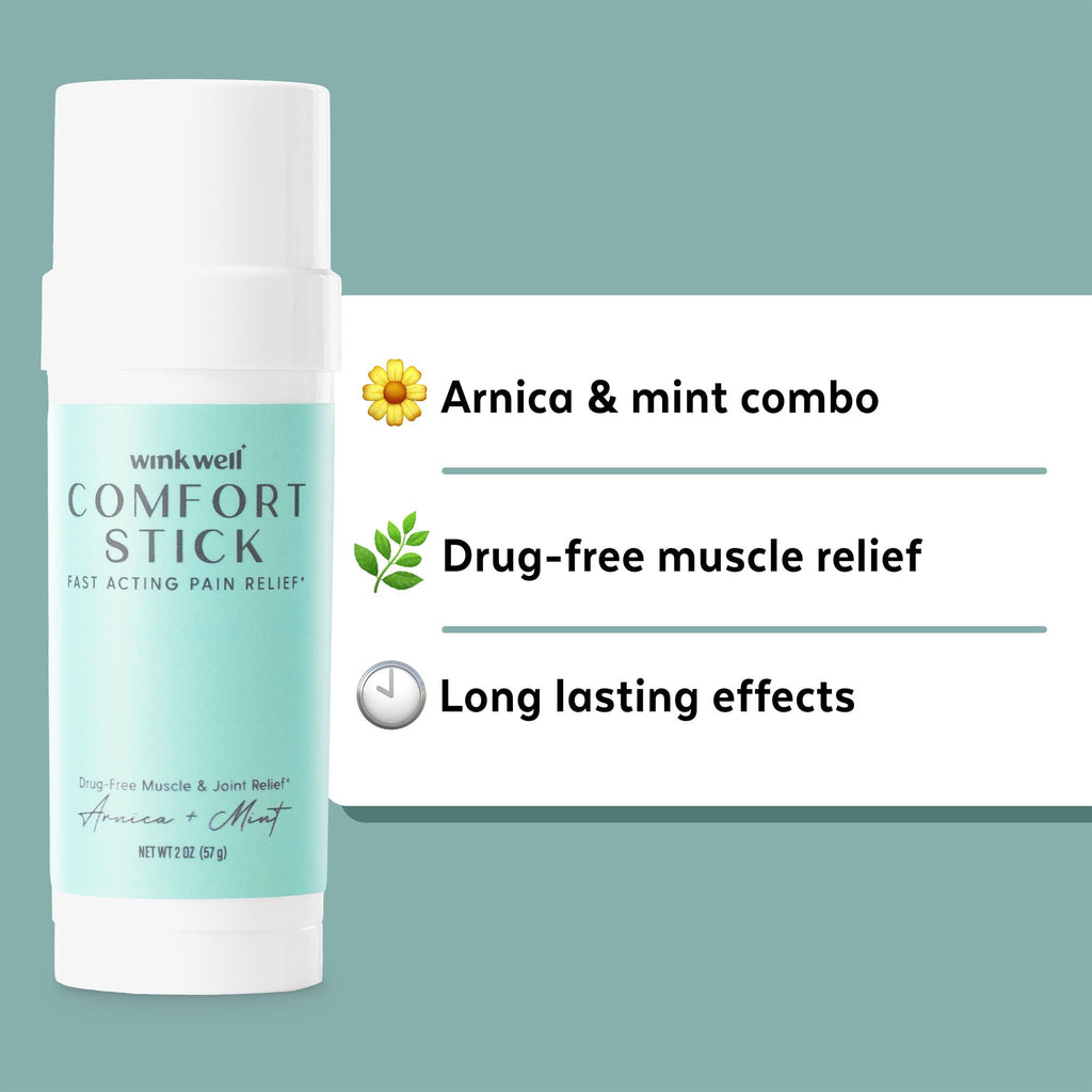 Wink Well Comfort Stick | Extra Strength Natural Muscle Relief | No-Mess roll on Stick | Joint Relief Wink NaturalsBuy Supplements Australia