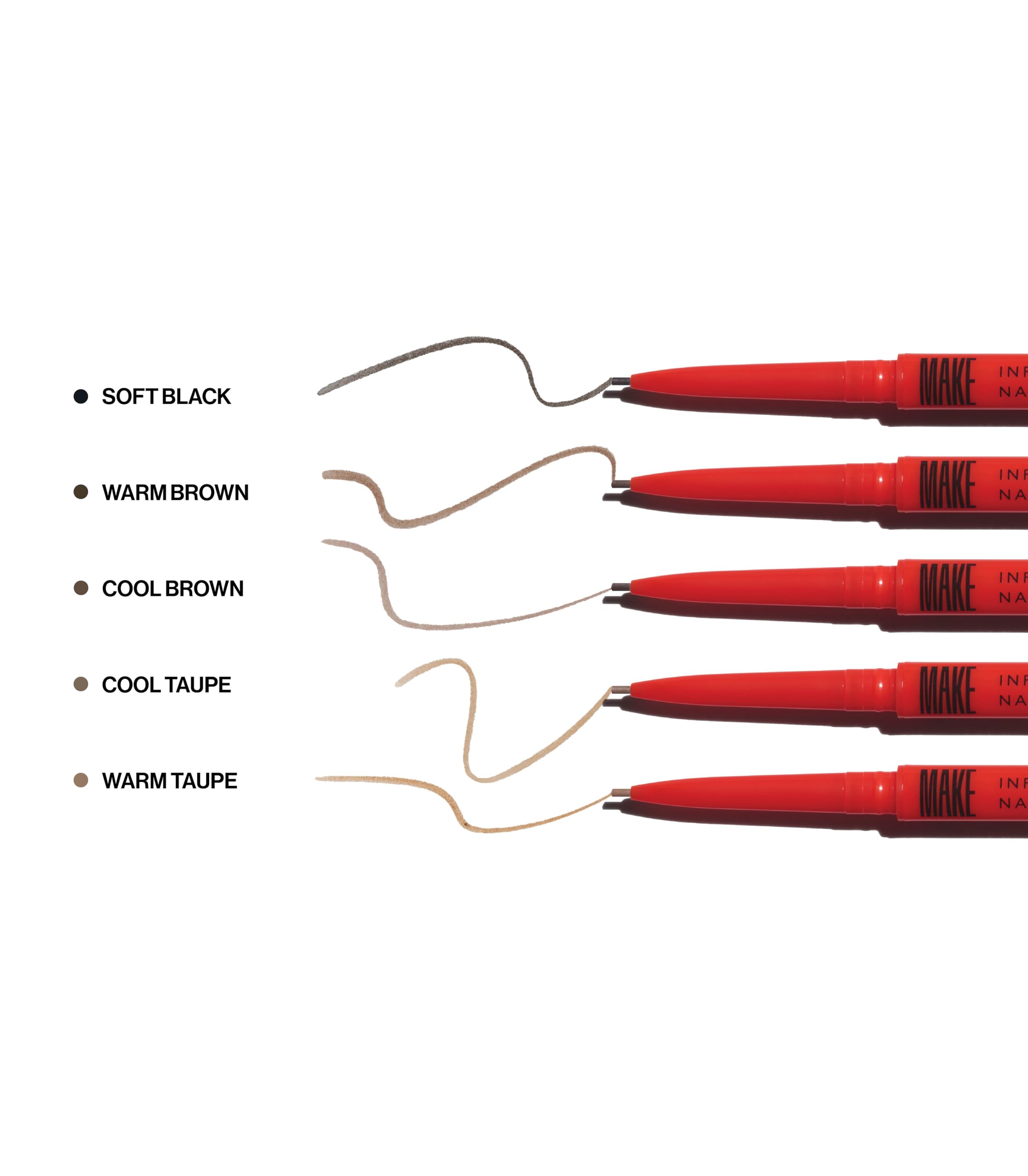 MAKE Beauty Nano Brow, Micro Eyebrow Pencil. Long-Lasting Smudgeproof Eye Brow Makeup for Hairlike Lines. Precision Liner for Natural-Looking Eyebrows - Shade, Warm Taupe MAKEBuy Supplements Australia