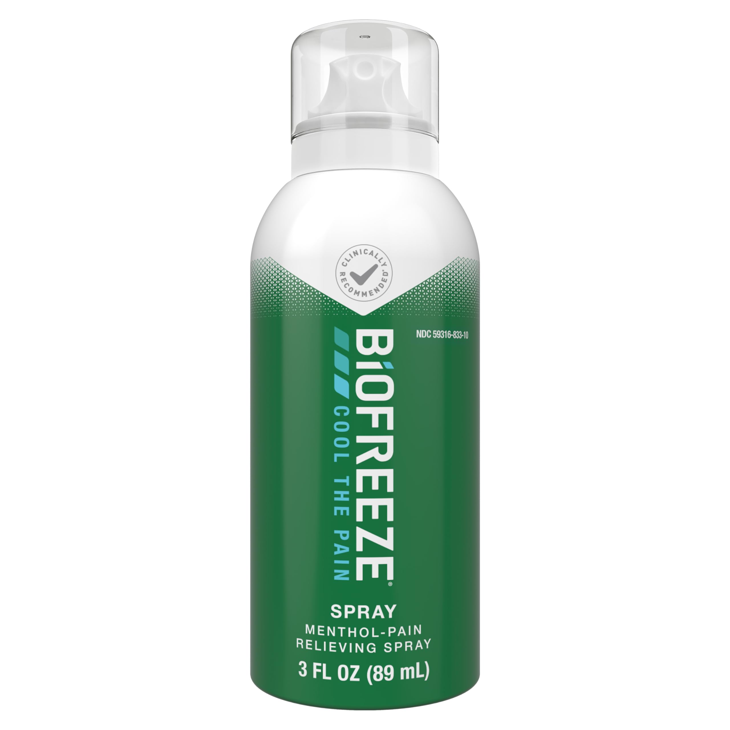 Biofreeze Menthol Pain Relieving Spray 3 FL OZ Colorless Aerosol Spray for Pain Relief Associated with Sore Muscles, Arthritis, Simple Backaches, and Joint Pain (Packaging May Vary) BiofreezeBuy Supplements Australia