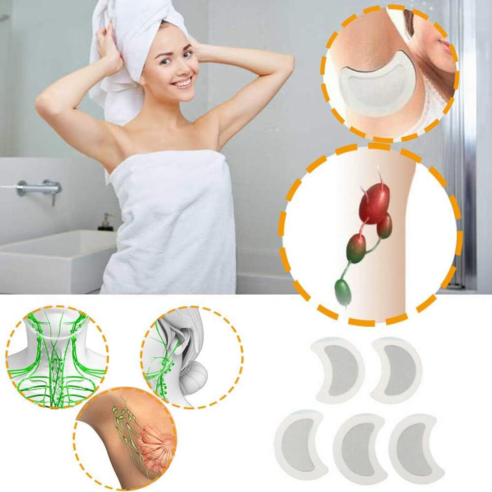 Lymphatic Drainage Patch,Herbal Lymph Nodes Patch,Herbal Lymphatic Drainage Care Patch,Lymphatic Drainage Patches,Lymph Nodes Patch, Lymphatic Massage（24PCS） Pumei buy supplements Au