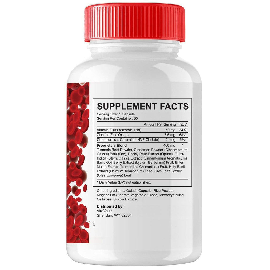 (5 Pack) Glucofort, Max Advanced Blood Support Formula Capsules Vitavault buy supplements Au