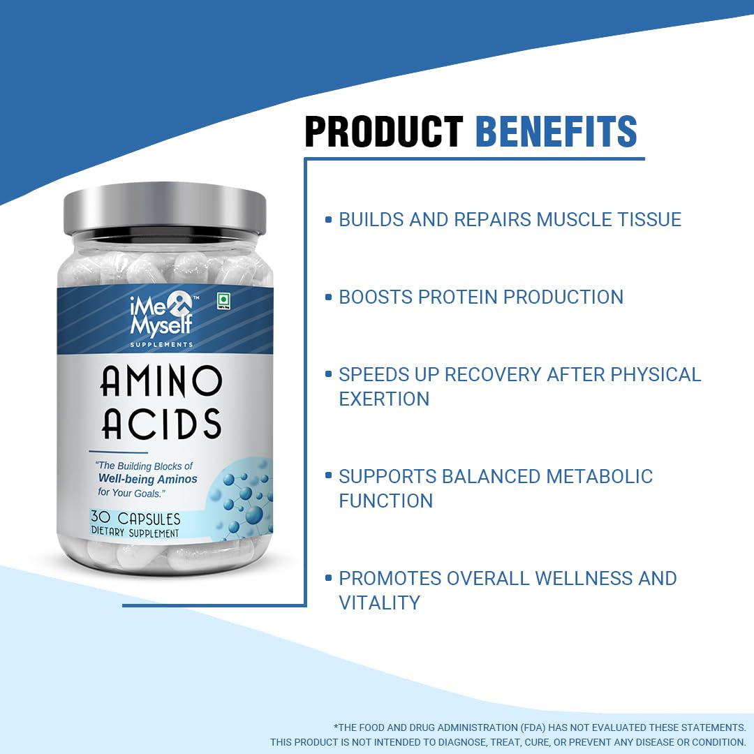 iMeMyself Amino Acid | 30 Veg Capsules iMeMyself buy supplements Au