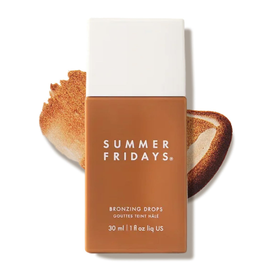 Summer Fridays Bronzing Drops - Hydrating Serum-Like Formula with Hyaluronic Acid - Hybrid-Makeup with Skincare Benefits - Help Support a Healthy Skin Barrier - Soft, Dewy Finish (1 Fl Oz) Summer Fridays buy supplements Au