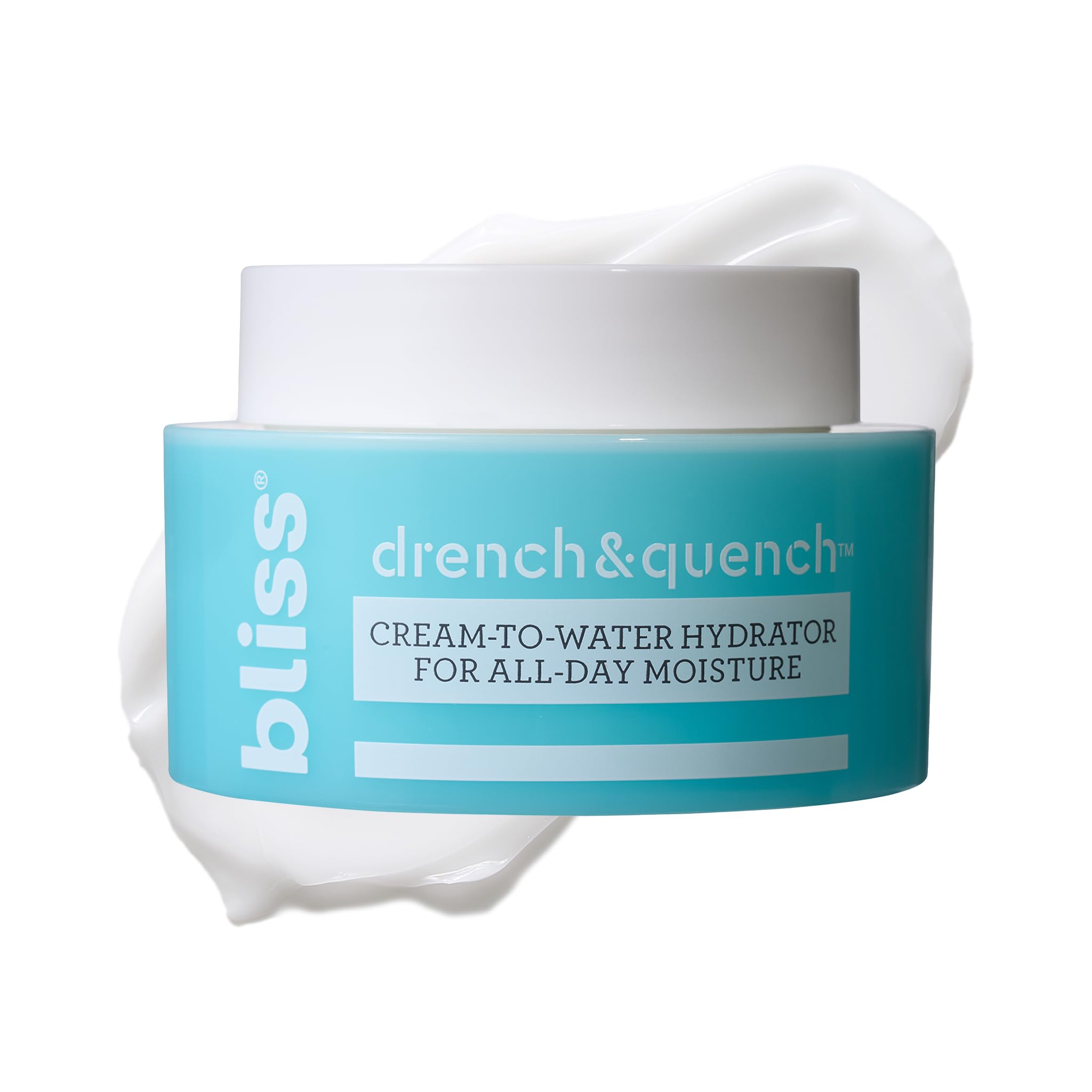 Bliss Drench & Quench Hyaluronic Acid Cream to Water Moisturizer | Lightweight Face Cream with 4 Types of Hyaluronic Acid for All Day Hydration and Plump Skin | Clean Vegan & Cruelty Free 1.7 fl oz BlissBuy Supplements Australia