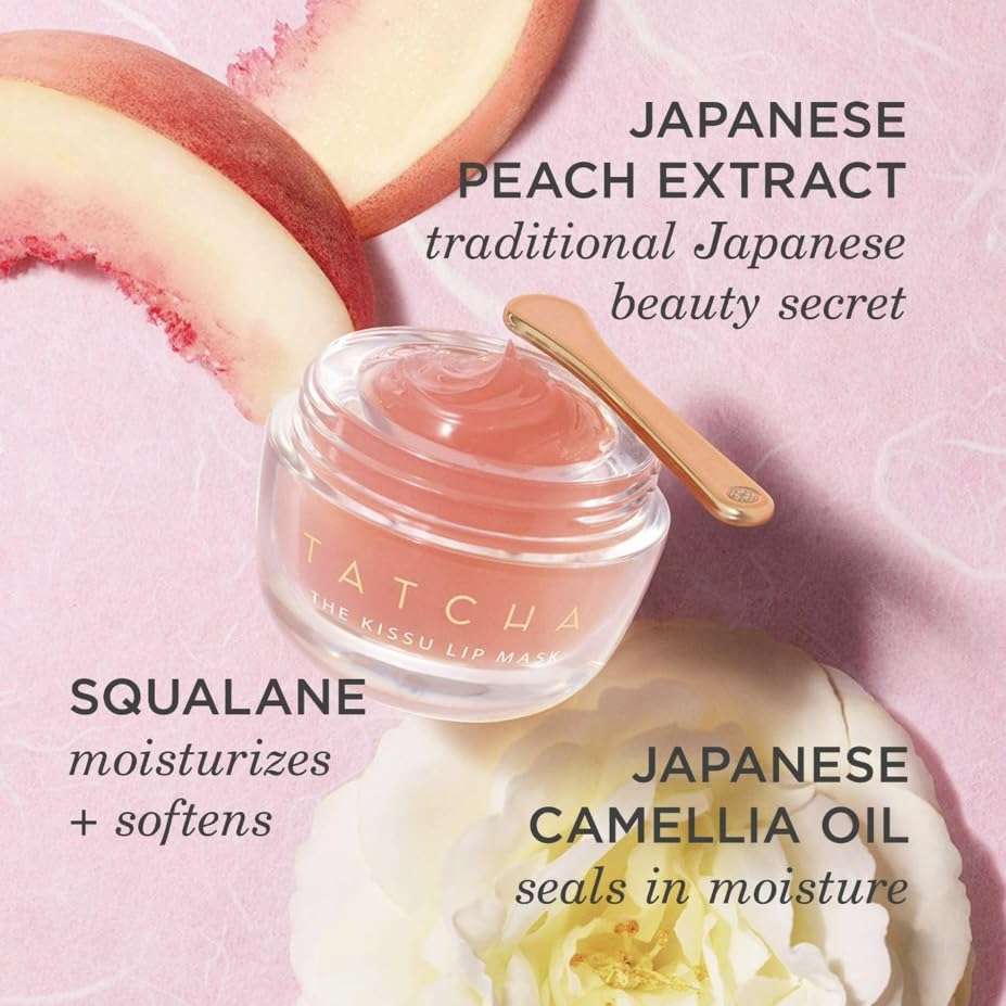 Tatcha Kissu Lip Mask | Overnight Lip Mask, Visibly Plumps and Softens for Lush Lips, 9.0 G | 0.32 oz TATCHABuy Supplements Australia