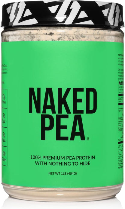 NAKED Pea - Pea Protein Isolate - Plant Based, Vegetarian & Vegan Protein. NSF Certified, Easy to Digest, Non-GMO, No Lactose
