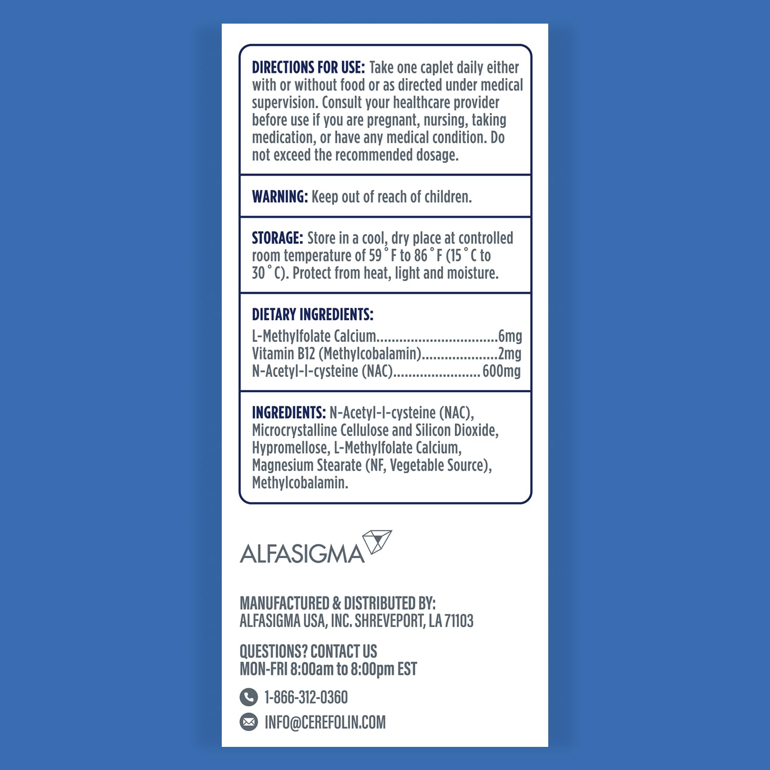 Cerefolin Brain Wellness, Targeted Nutrition for Cognitive Support, Improves Memory, Focus & Concentration, L-Methylfolate, NAC, B12, Neurologist Recommended (30 Count) Cerefolin buy supplements Au