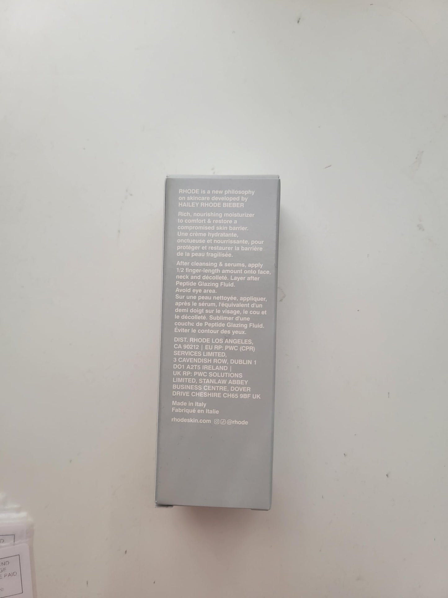 Rhode by Hailey Bieber Barrier Restore Cream 50ml/ 1.7oz., White RhodeBuy Supplements Australia