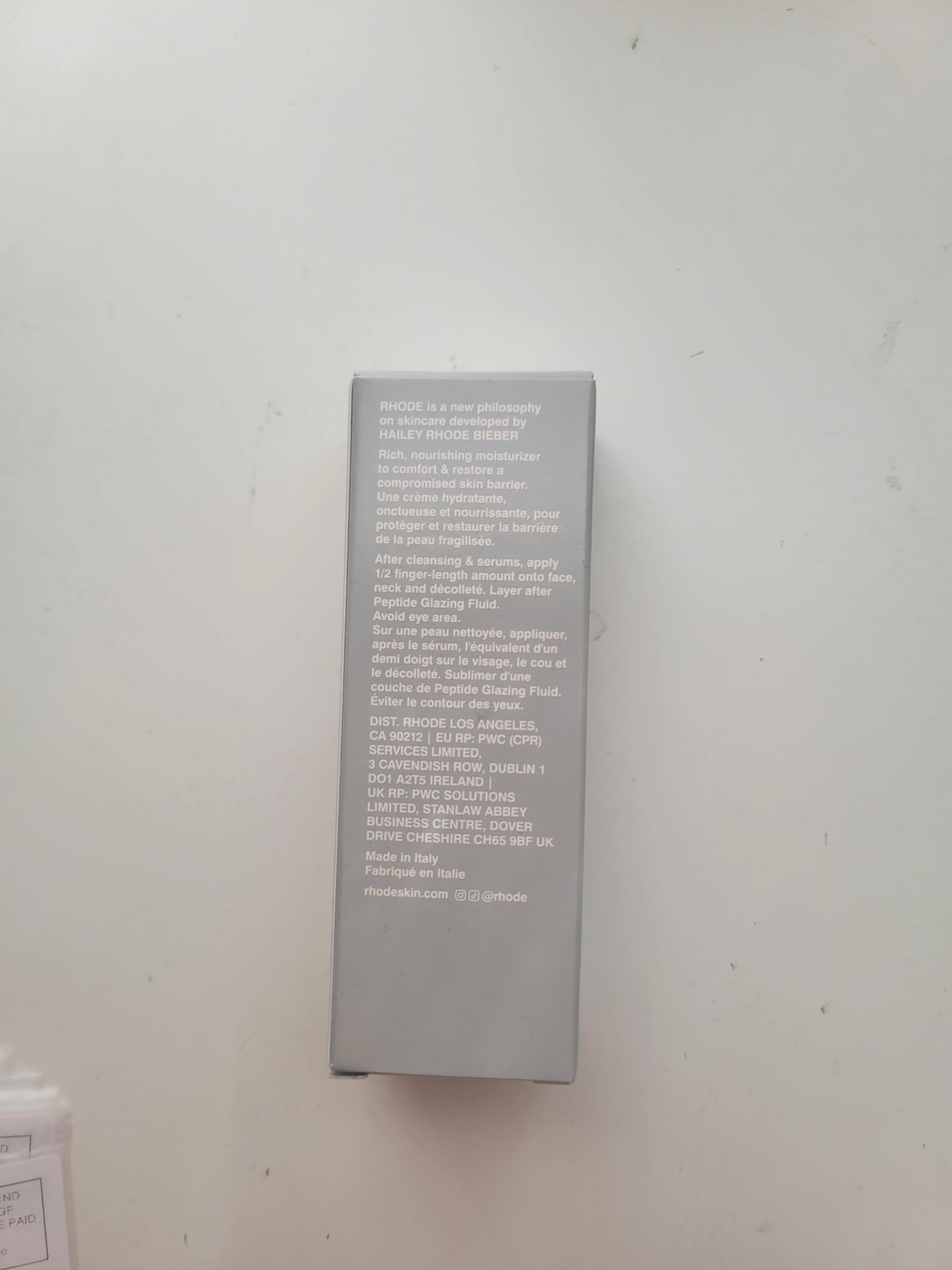 Rhode by Hailey Bieber Barrier Restore Cream 50ml/ 1.7oz., White RhodeBuy Supplements Australia