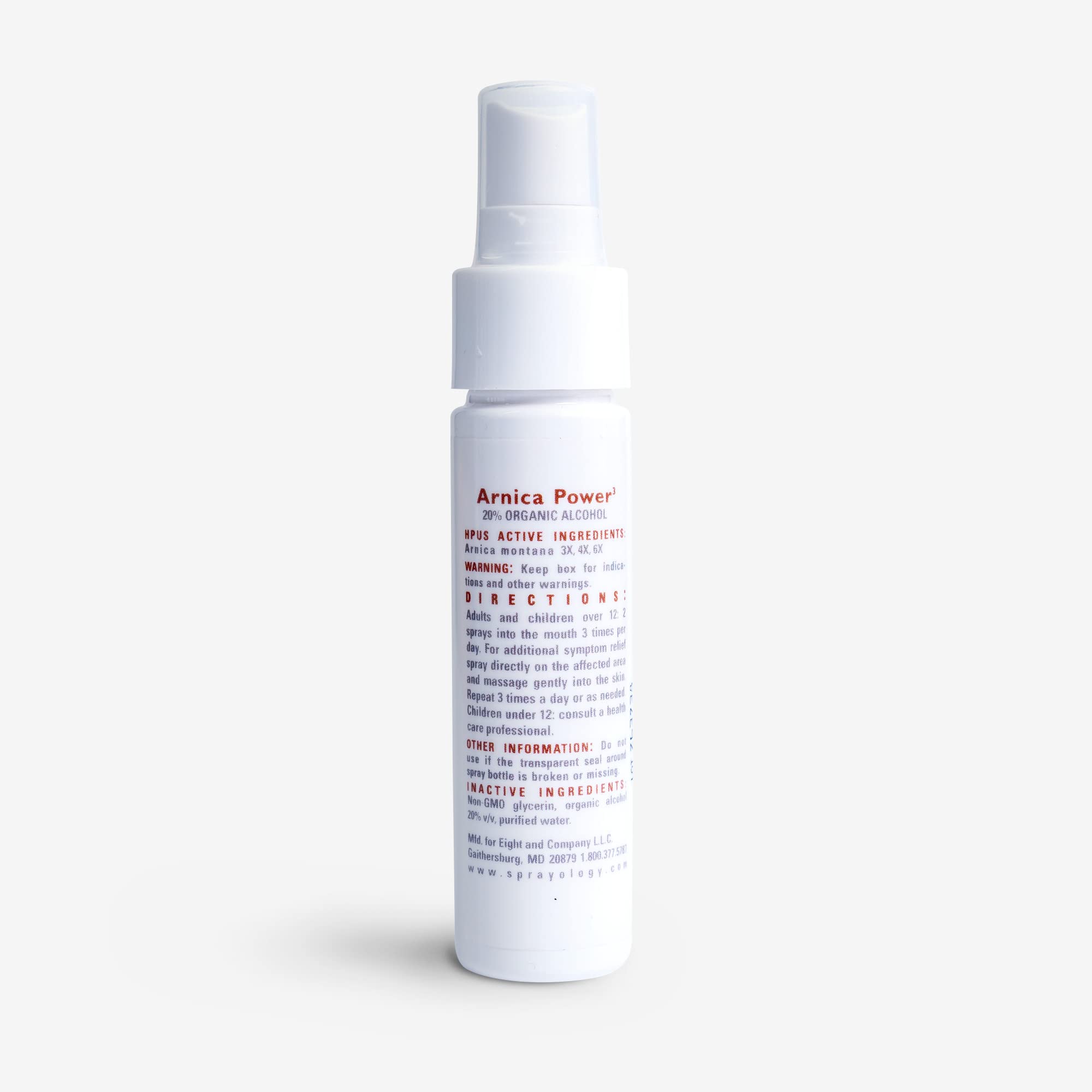 Sprayology Arnica Power - Homeopathic Oral Spray to Alleviate Muscle and Joint Discomfort | Vegan | Gluten-Free | All Natural | Lactose Free | Vegan | 30 Day Supply (1.38 fl oz) SprayologyBuy Supplements Australia