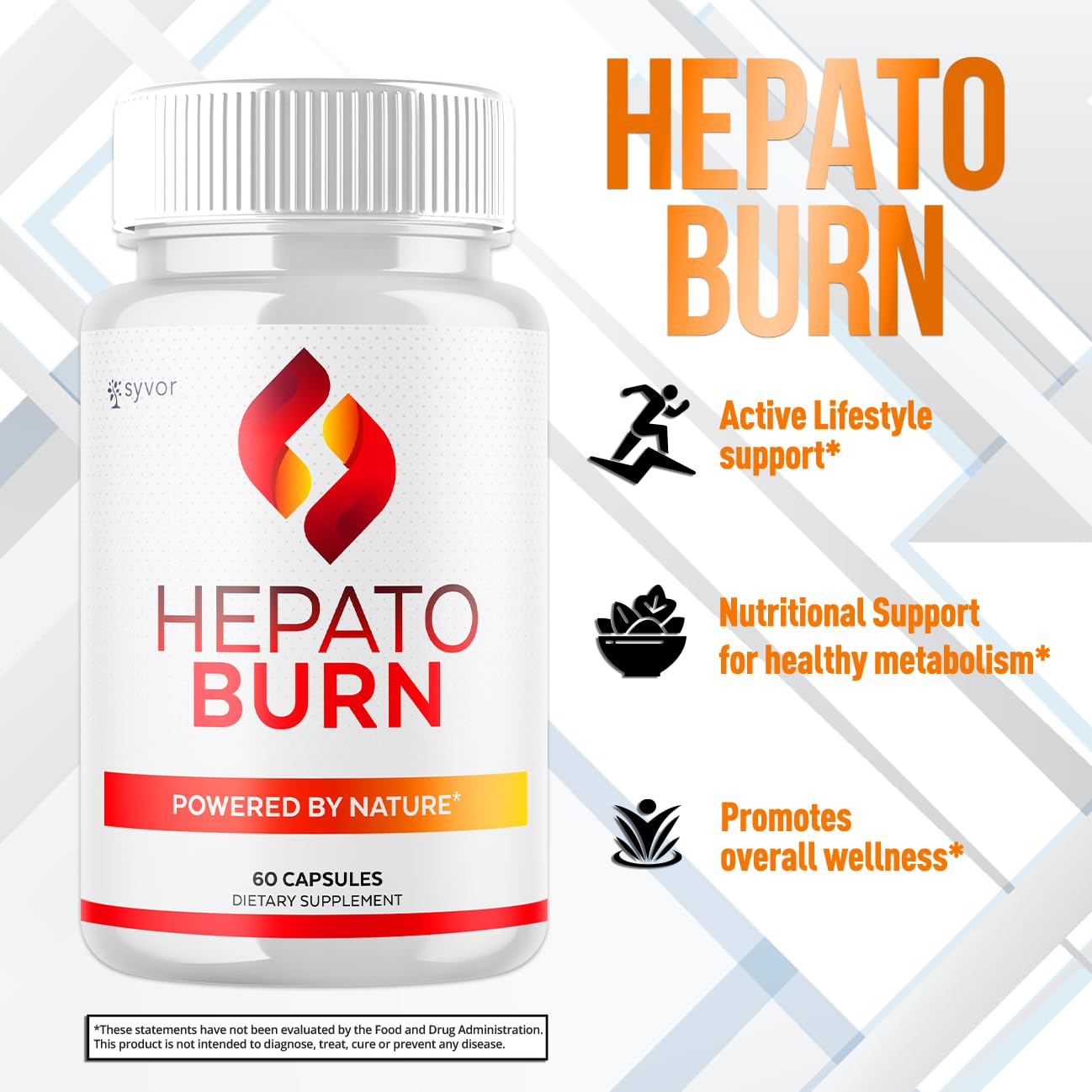 (2 Pack) Hepato Burn Capsules, Official Hepato Burn Pills with All Natural Premium Ingredients, Hepatoburn Energy and Fitness Vitamin Supplement, Hepatoburn Lifestyle Powered by Nature (120 Capsules) Syvor buy supplements Au