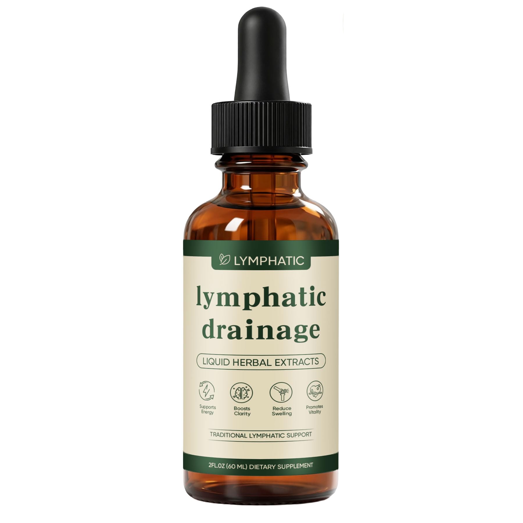 Lymphatic Drainage Drops, Lymphatic System Support, Immune System, Natural Herbal Blends, Vegan & Non-GMO (1) KXVUDE buy supplements Au
