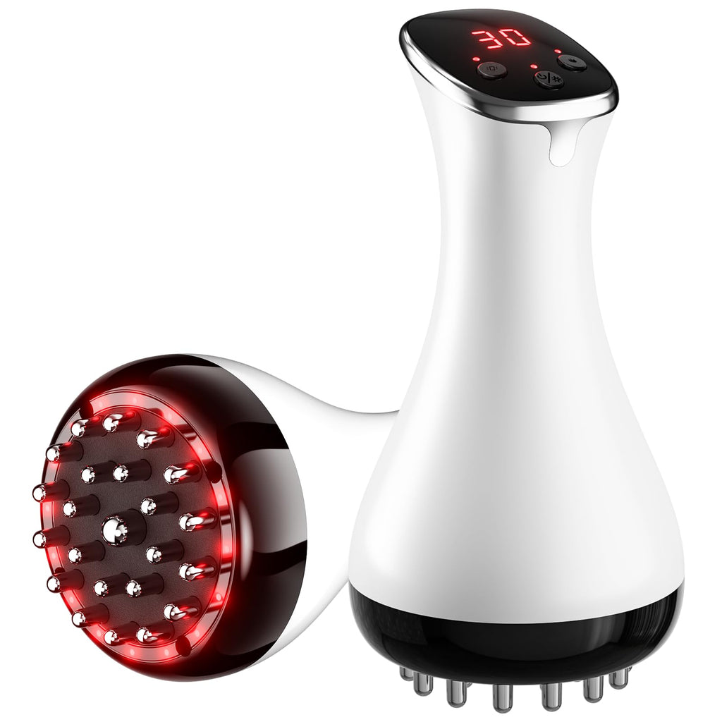 Lymphatic Drainage Massager, Anti Cellulite Massage Tool & Body Sculpting Machine with 30-Level Microcurrent, Light, Heat & Vibration for Legs, Arms & Belly, Helps Reduce Stretch Marks & Cellulite AFLUODN buy supplements Au