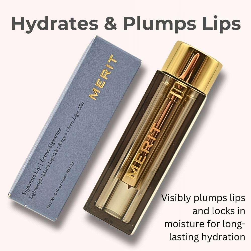 Merit Signature Lip Lightweight Matte Lipstick - 0.10 oz / 3 g (Classic (neutral), standard) MeritBuy Supplements Australia