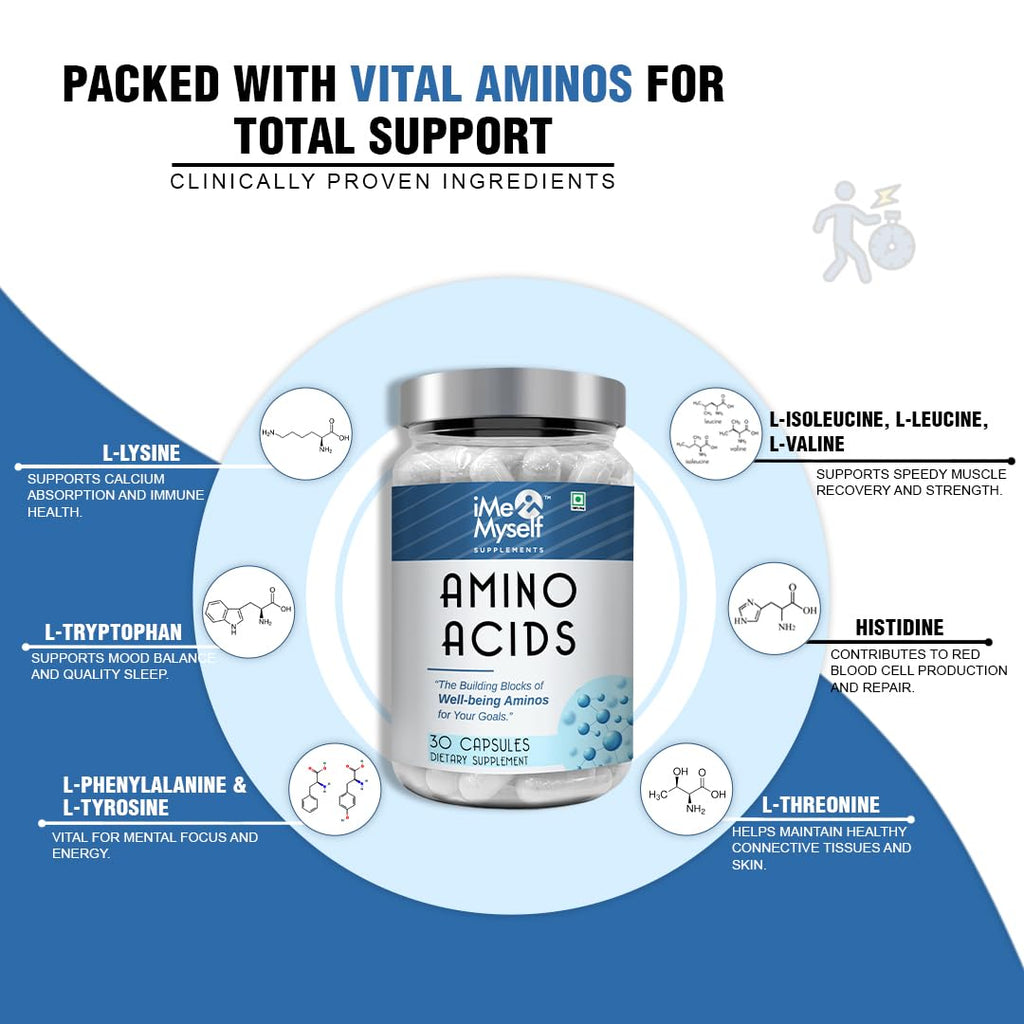 iMeMyself Amino Acid | 30 Veg Capsules iMeMyself buy supplements Au