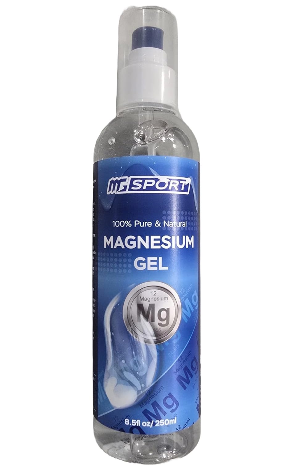 MgSport Magnesium Gel Dead Sea Magnesium - Gentle Topical Gel for Leg Cramps and Muscle Recovery Without Stinging - 20% More Potency Than Magnesium Oil Sprays - 1,000 Pumps MgSportBuy Supplements Australia