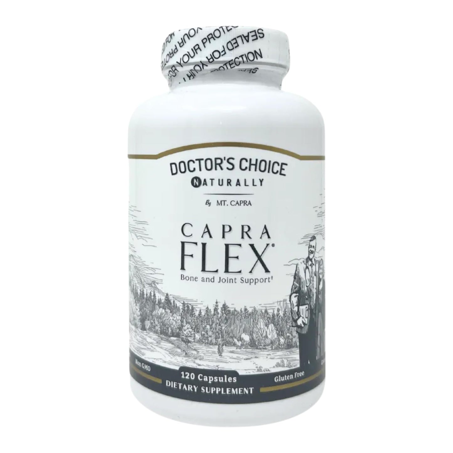 CapraFlex by Mt. Capra | Bone and Joint Support Supplement with Chicken Collagen, Hyaluronic Acid, Turmeric, and Herbs for Joint Vitality | 30 Servings - 120 Capsules Mt CapraBuy Supplements Australia