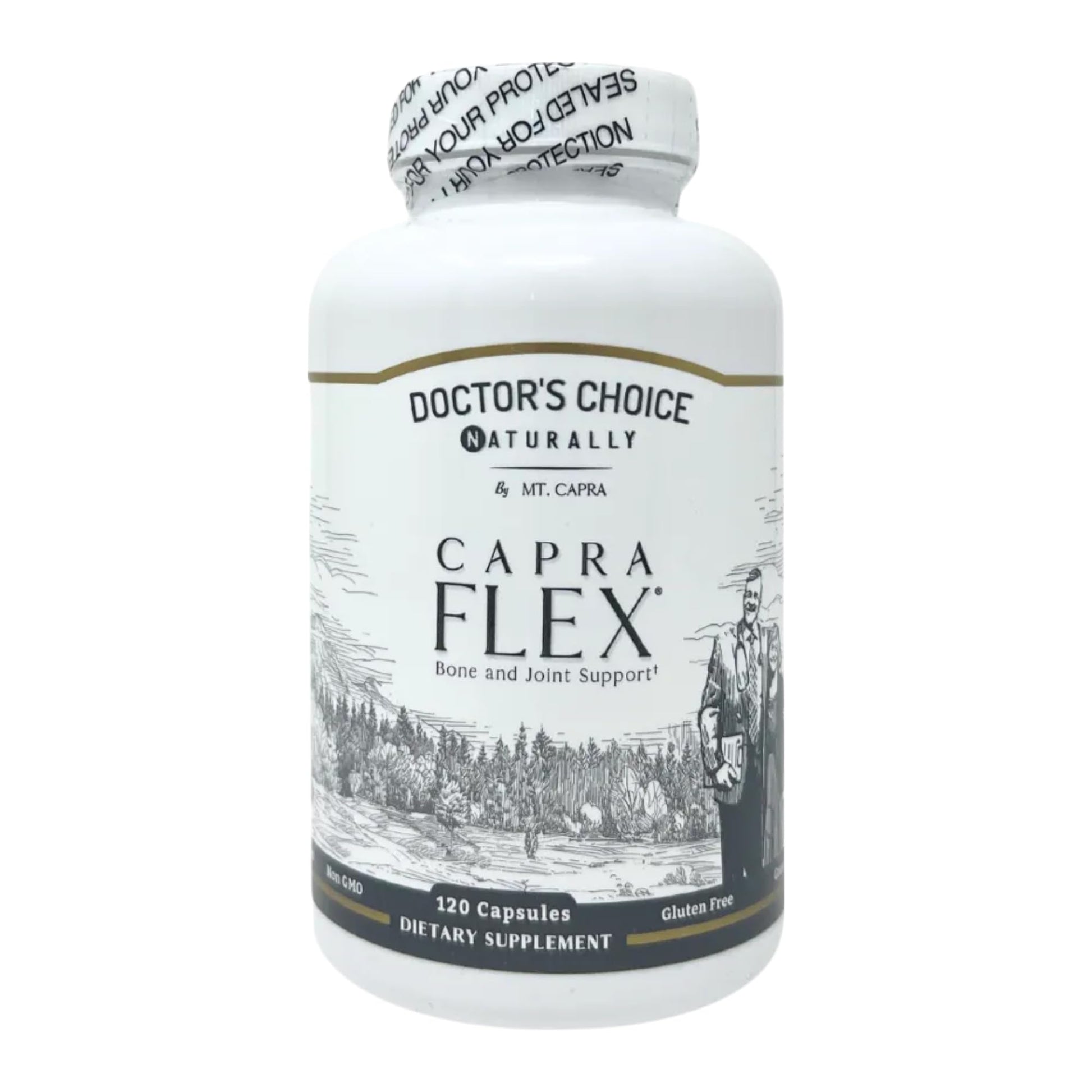 CapraFlex by Mt. Capra | Bone and Joint Support Supplement with Chicken Collagen, Hyaluronic Acid, Turmeric, and Herbs for Joint Vitality | 30 Servings - 120 Capsules Mt CapraBuy Supplements Australia