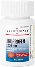 Geri Care IBUPROFEN Pain Relief Tablets (100 Count) GeriCareBuy Supplements Australia