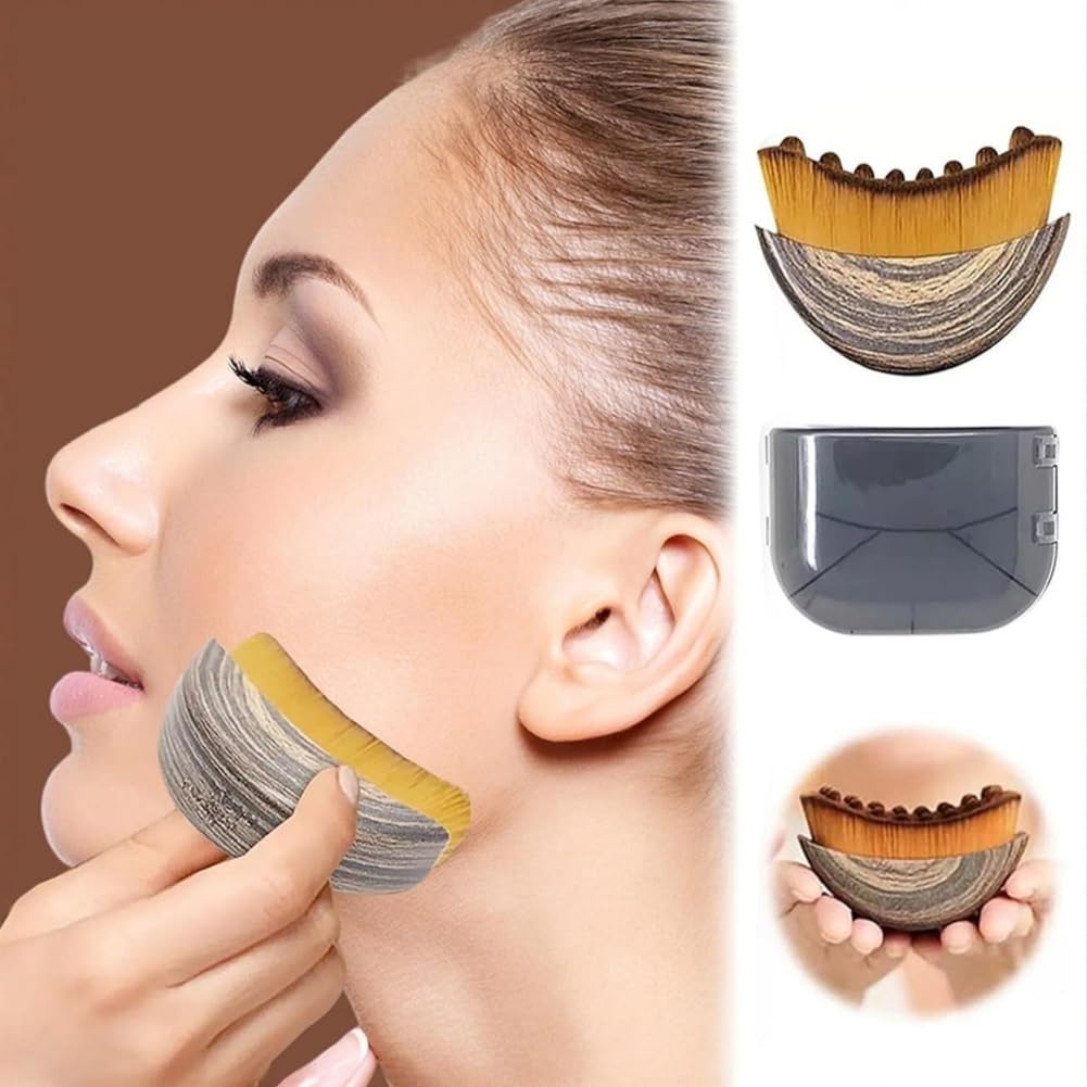 JBSZTH 2-Pack Lymphatic Contour Face Brush, Lymphatic Drainage & Contour Face Massage Brush Set for Gua Sha, Puffiness Reduction, Glowing Skin, Gentle Daily Facial and Body Massage Tool JBSZTH buy supplements Au