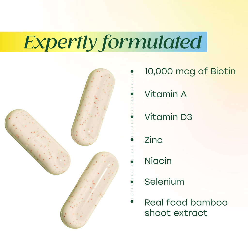MegaFood Hair Growth – Clinically Studied Lustriva & Hyaluronic Acid - Biotin 10000mcg, Thicker & Fuller Existing Hair Growth Vitamins - 30 Vegetarian Capsules, 30 Servings MegaFood buy supplements Au