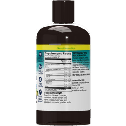 Ameo Life Fulvic Acid & Mineral Complex – Cellular Support, Detox, Collagen Boost – Promotes Skin, Hair, Nail Growth & Energy – Vegan, Gluten-Free, Non-GMO, Made in the USA -16 OZ Ameo LifeBuy Supplements Australia