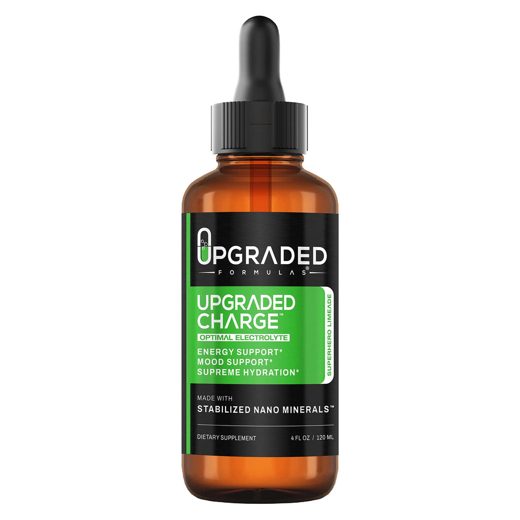 Upgraded Formulas Upgraded Charge Optimal Electrolyte Blend with Liquid Nano Minerals Dietary Supplement, 4 Fluid Ounces Upgraded FormulasBuy Supplements Australia