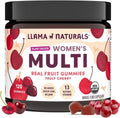 Llama Naturals Multivitamin for Women, Vegan, Organic Gummies with Vitamin D, C and K, Women's Real Fruit Gummy Vitamins Llama Naturals