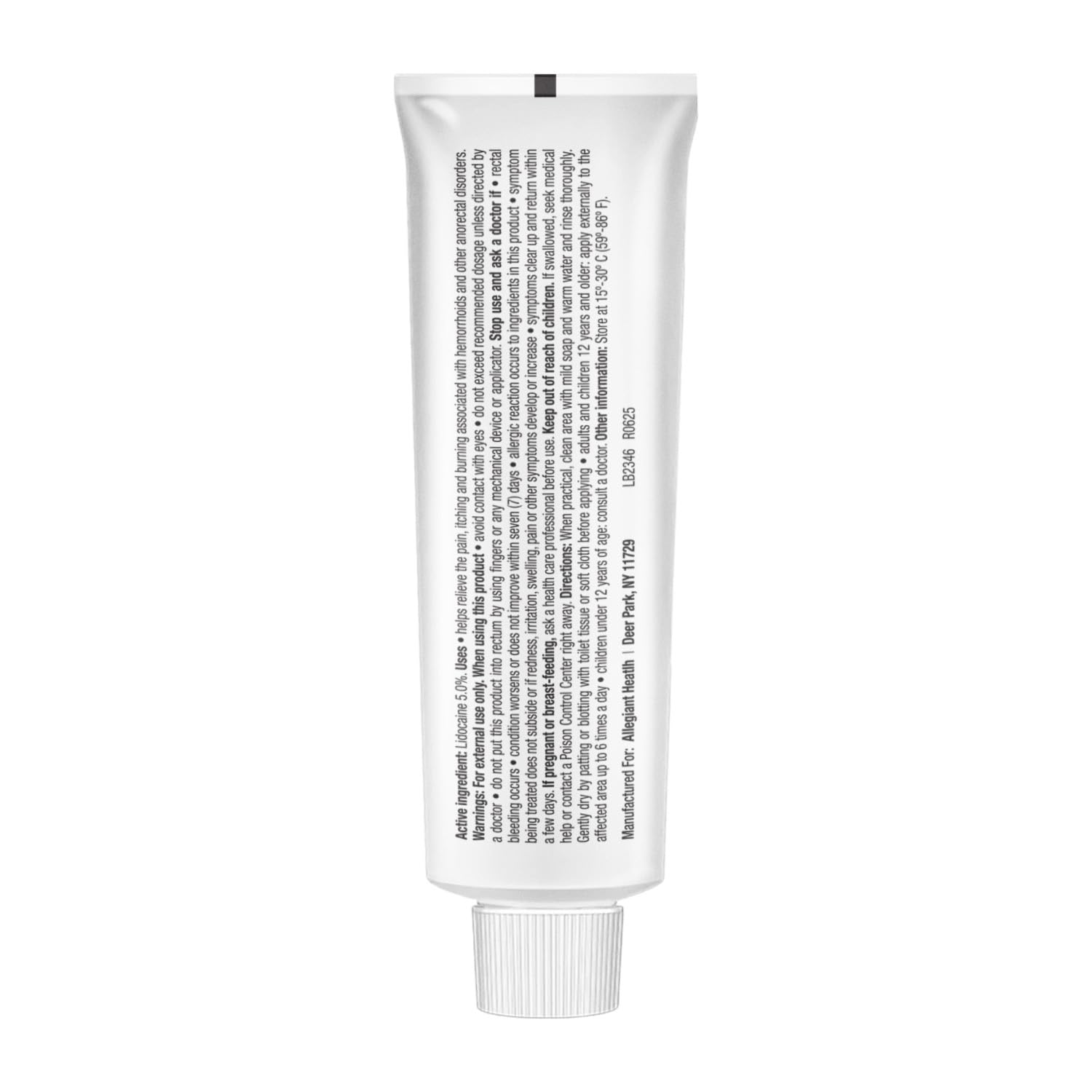 HealthA2Z® Rectal Care Cream | Lidocaine 5% / Local Anesthetic | 28g Tube | Topical Numbing Cream & Other Anorectal Disorders | Relieves Pain, Itching & Burning HealthA2ZBuy Supplements Australia