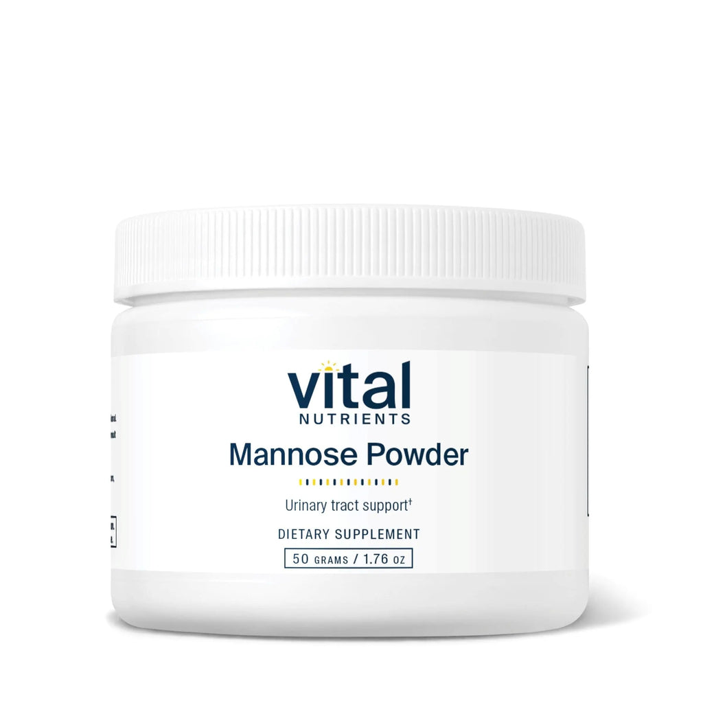 Vital Nutrients Mannose Powder 50g - Vegan D-Mannose Supplement for Urinary Tract and Bladder Support - Gluten, Dairy, Soy Free - Non-GMO - 25 Servings Vital NutrientsBuy Supplements Australia
