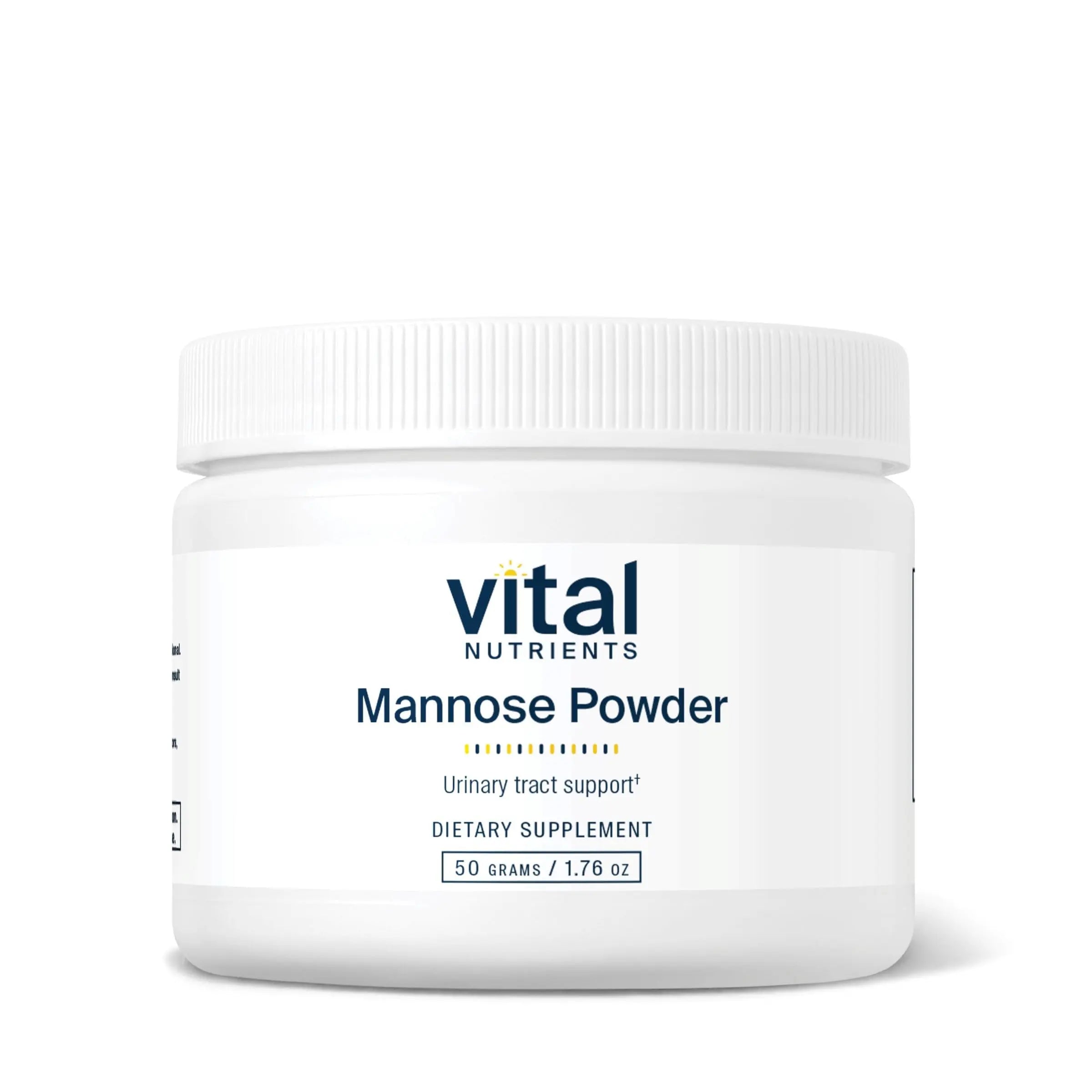 Vital Nutrients Mannose Powder 50g - Vegan D-Mannose Supplement for Urinary Tract and Bladder Support - Gluten, Dairy, Soy Free - Non-GMO - 25 Servings Vital NutrientsBuy Supplements Australia