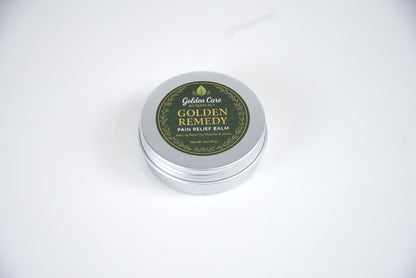 Golden Remedy Pain Balm - Topical Analgesic with Menthol & Camphor - Fast Acting Cooling Formula Golden Care BotanicalsBuy Supplements Australia