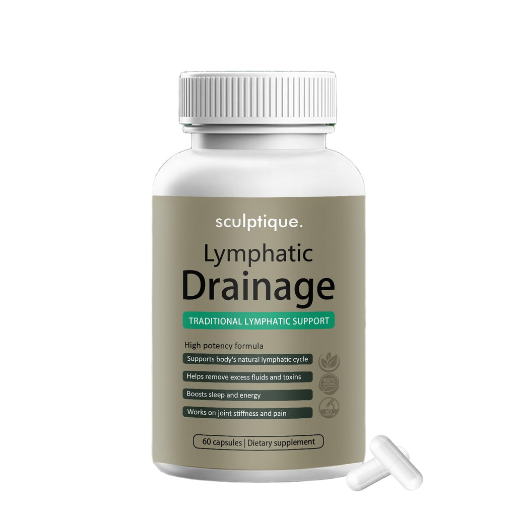 Sculptique Lymphatic Drainage Capsules – Maximum Potency Formula with Dandelion & Cleavers Extract, Supports Cellulite Reduction & Lymphatic Drainage, 60 Capsules (1pc) Sculptique buy supplements Au