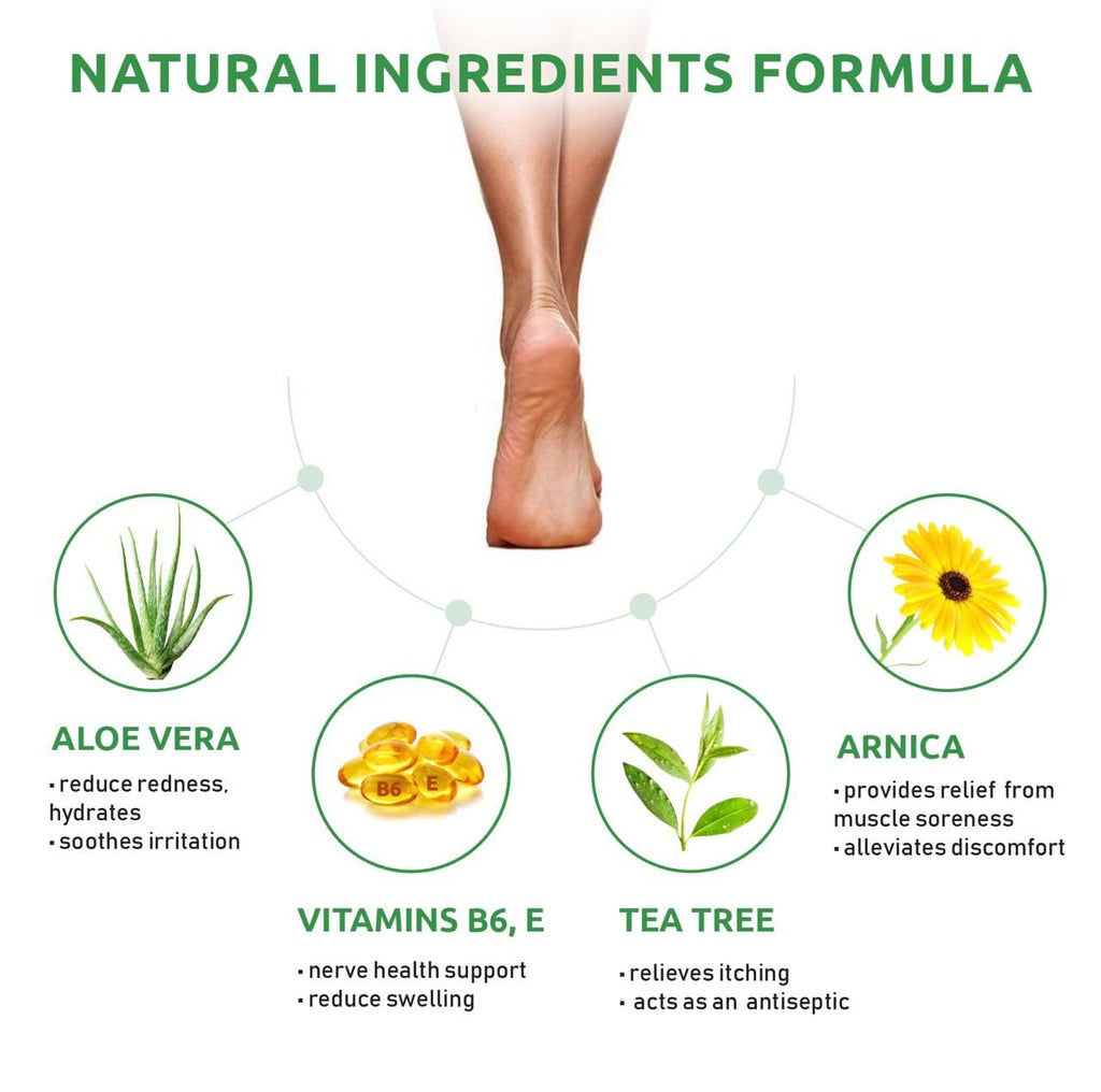 SaluVera Neuropathy Pain Relief Cream - Maximum Strength Nerve Pain Reliever for Foot, Toes, Hands, Legs with Aloe Vera, Arnica, MSM Vitamin B6, and Menthol for Fast-Acting Relief 3oz SaluVeraBuy Supplements Australia