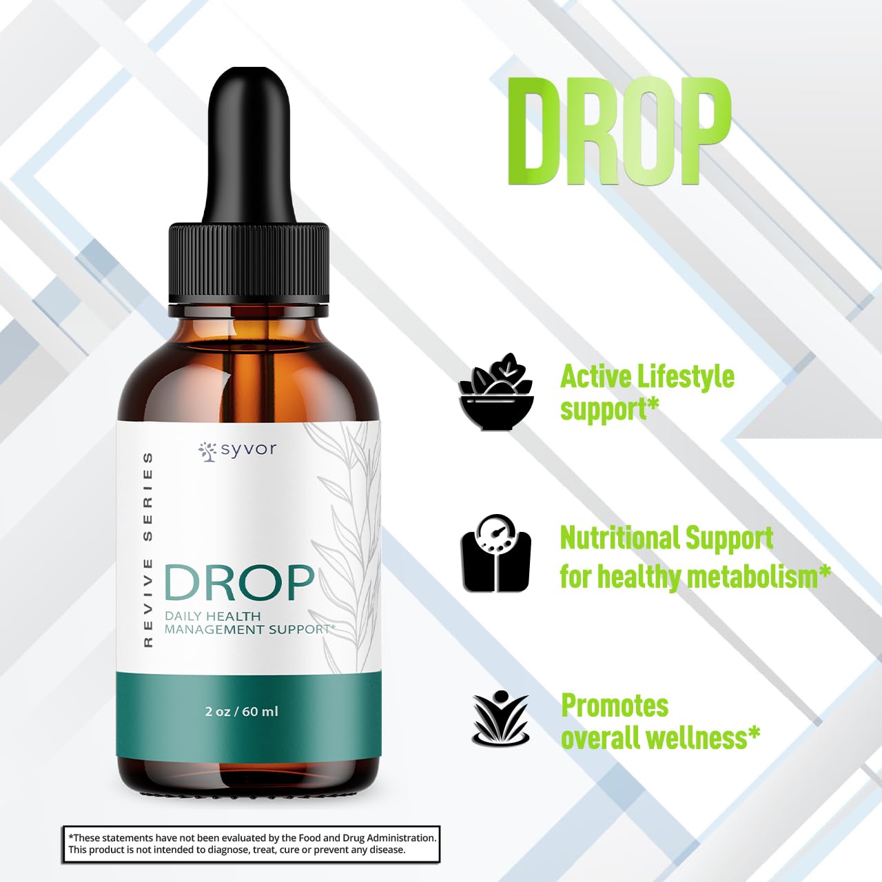 (3 Pack) Drop The Pounds Drops, Official Drop The Pounds Liquid Drops with All Natural Ingredients, Advanced Health Optimizer & Wellness Support with Premium Vitamins for Women & Men (90 Servings) Syvor buy supplements Au
