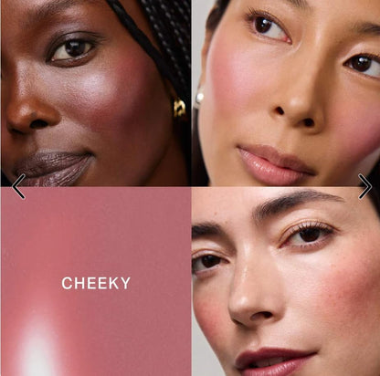 Merité Cheeky Cream Blush, Lightweight Buildable Color Balm with Vitamin E for Cheeks and Lips Flush Balm Cream Blush (0.31oz) (Cheeky - Cool Pink) GenericBuy Supplements Australia