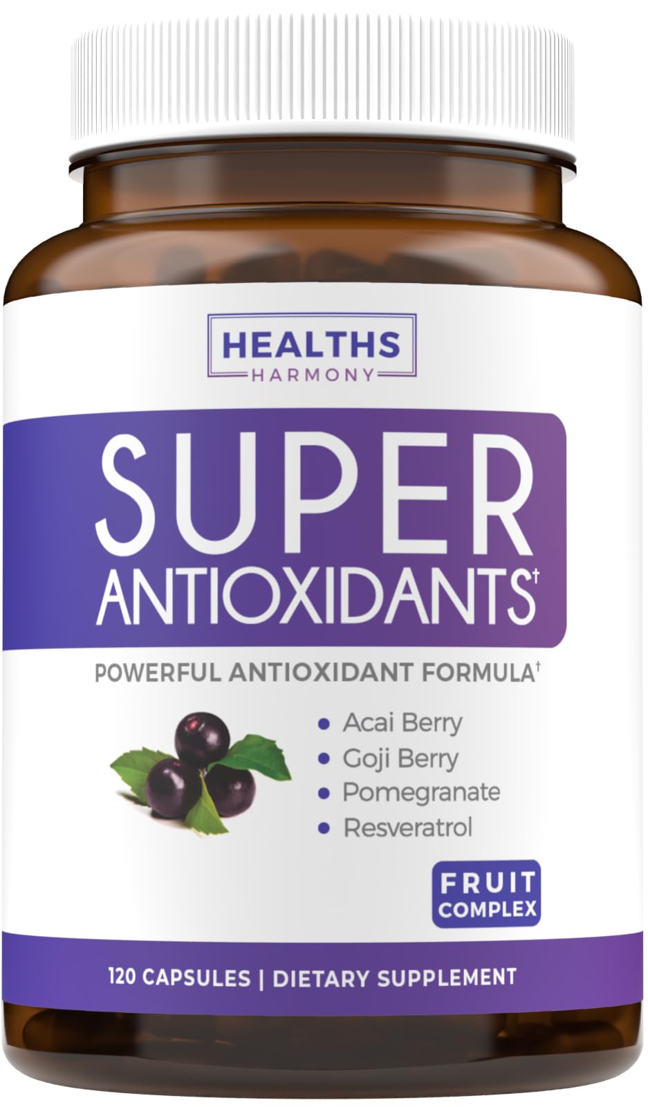 Super Greens & Antioxidants (2-Month Supply) Antioxidant Power Greens Bundle of Organic Super Greens Powder - Complete Superfood (120 Capsules) & Super Antioxidants - Powerful Superfood (120 Capsules) Healths Harmony buy supplements Au