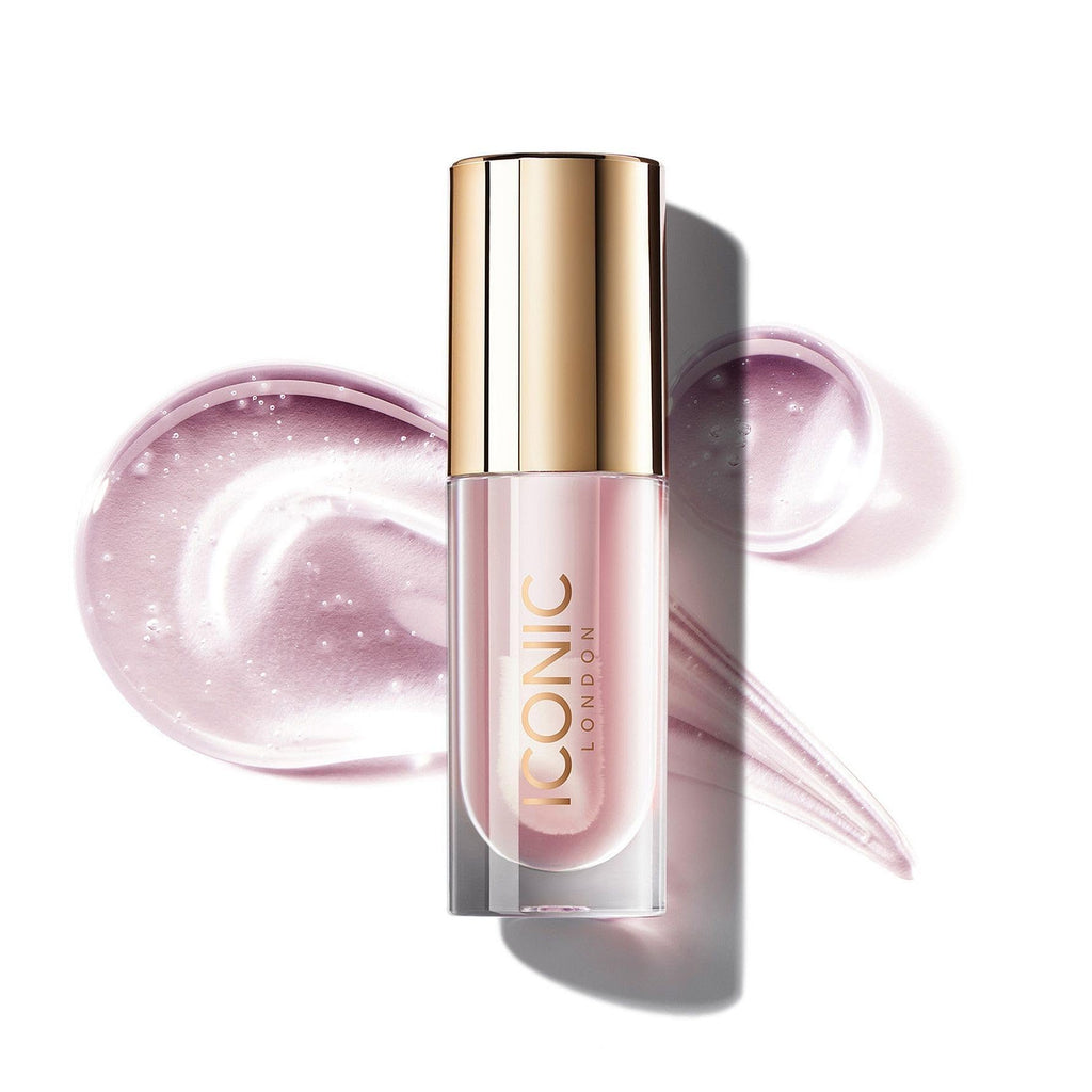 ICONIC LONDON Lustre Lip Oil | Non Sticky, Moisturizing and High Shine Lip Oil, Containing Vitamin C and Hyaluronic Acid, Cruelty Free, Vegan Makeup, Sugar Mama (Pink), 6 mL/ 0.2 Fl Oz ICONIC LONDON buy supplements Au