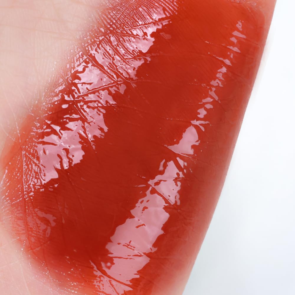 YNM Heart Jelling Tint, PEPPER JELLING, Silicone Lip Brush Included, K-Beauty, Non-Sticky, Moisturizing, Smudge-Proof, Korean Lip Tint, Long-Lasting, Vivid Color, 0.09 oz YNMBuy Supplements Australia