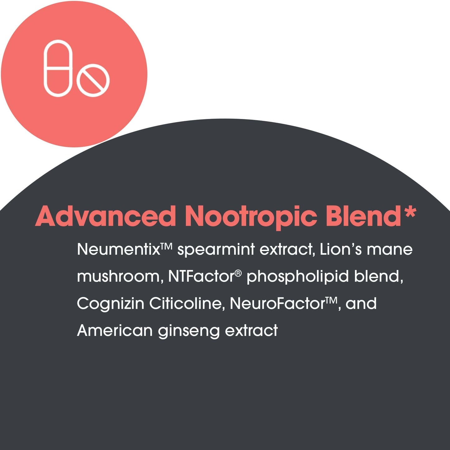 Allergy Research Group Advanced NeuroPlus - Nootropic Formula with Spearmint Extract, Lions Mane & Citicoline - Supports Working Memory Focus & Cognitive Function - 30 Servings - 90 Tablets Allergy Research Group buy supplements Au