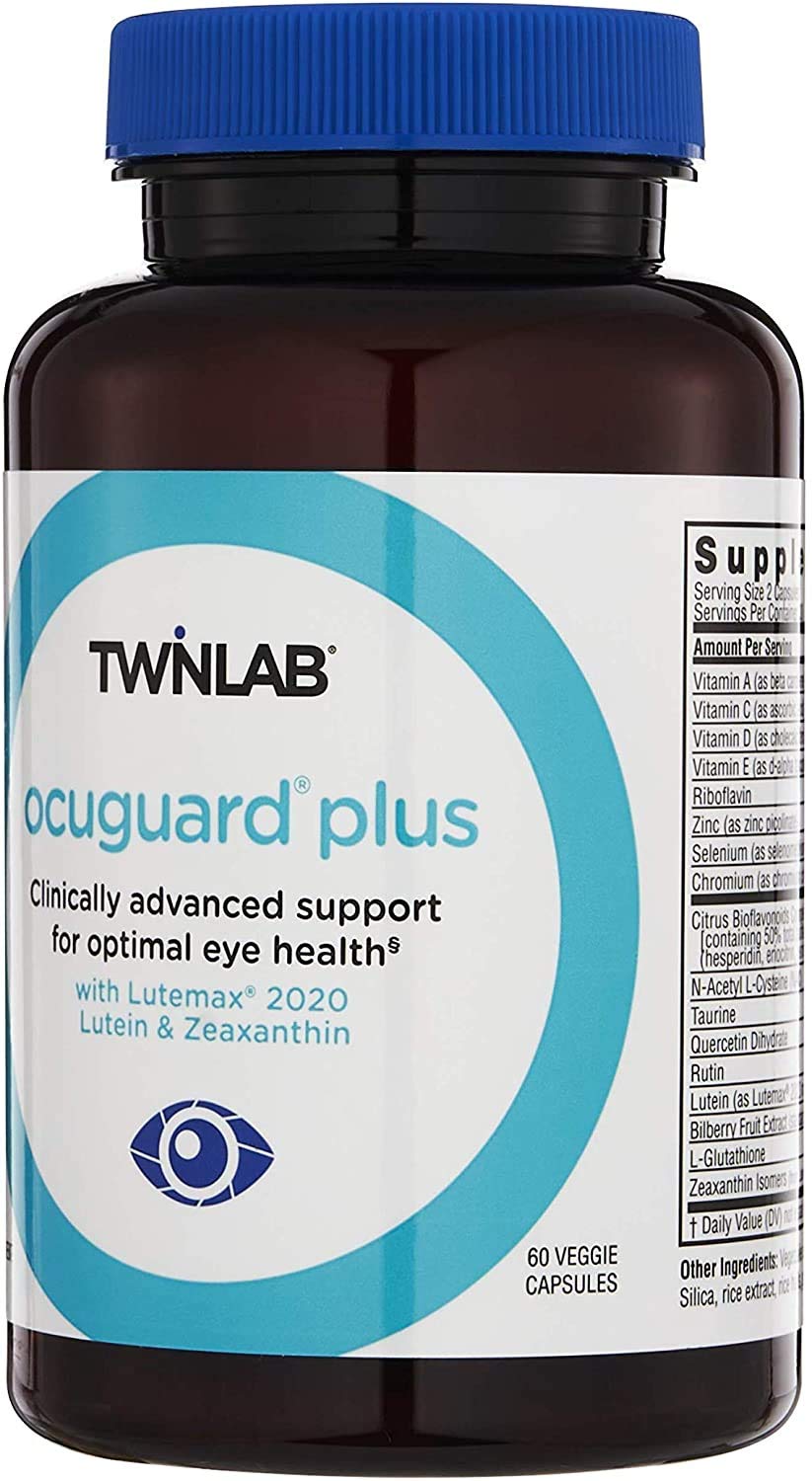 Twinlab Ocuguard Plus - Eye Supplement with Zinc, Vitamin A, C & D - 60 Veggie Capsules Twinlab buy supplements Au