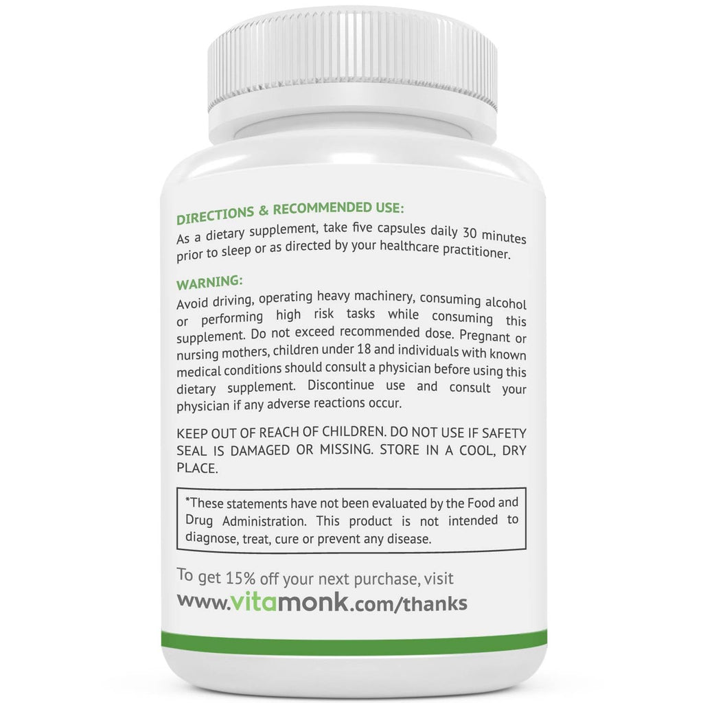 VitaMonk Relaxeril™ All-Natural Muscle Relaxer - Muscle Relaxer Supplement - Complete Muscle Relaxing Formula VitaMonkBuy Supplements Australia