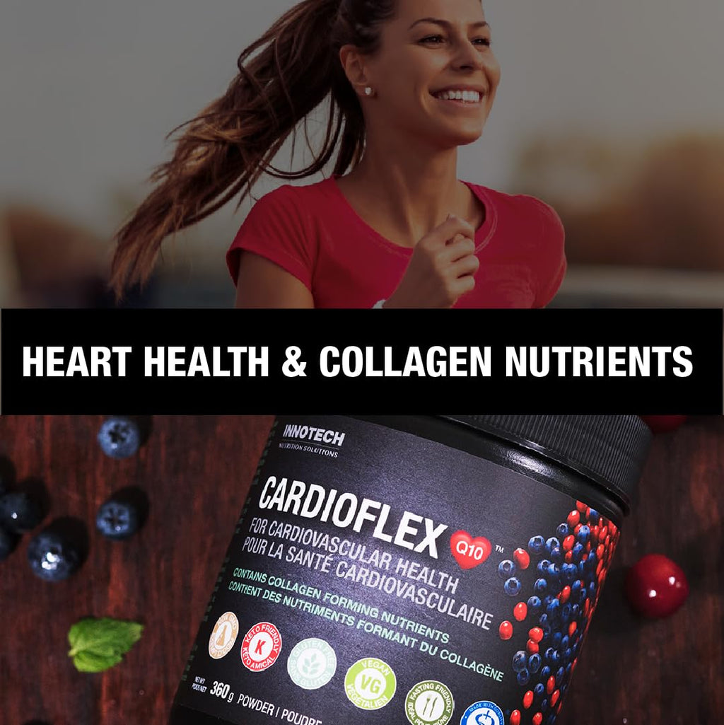 Innotech Nutrition CardioFlex Q10 Heart Health & Energy Support CoQ10 Amino Acids & Electrolytes Orange 360g Innotech Nutrition Solutions buy supplements Au
