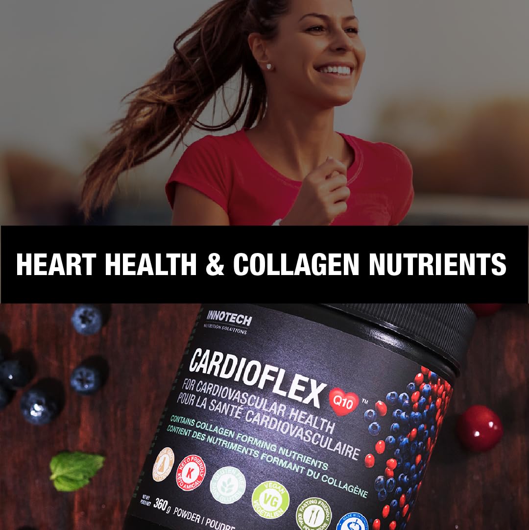 Innotech Nutrition CardioFlex Q10 Heart Health & Energy Support CoQ10 Amino Acids & Electrolytes Orange 360g Innotech Nutrition Solutions buy supplements Au
