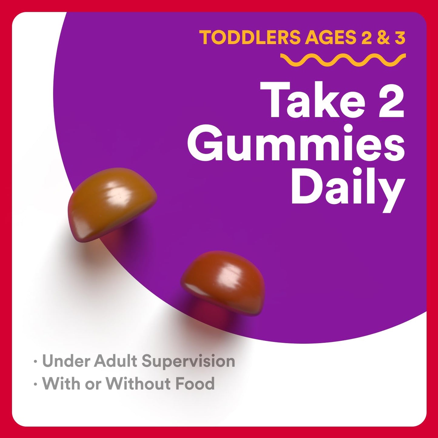 SmartyPants Organic Toddler Multivitamin Gummies: Probiotics, Omega 3 (ALA), Vitamin D3, C, Vitamin B12, B6, A, K & Zinc, Beta Carotene, Gluten Free
