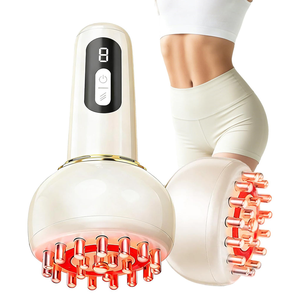 Kitusi Lymphatic Drainage Massager & Anti Cellulite Massage Tool, for Legs, Arms & Belly, Body,Helps Reduce Stretch Marks & Cellulite,with Microcurrent, Light Heat & Vibration Kitusi buy supplements Au
